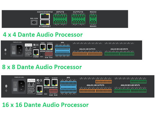 Processador de sinal digital DSP com configurações de equalizador de áudio e efeitos de aumento de som