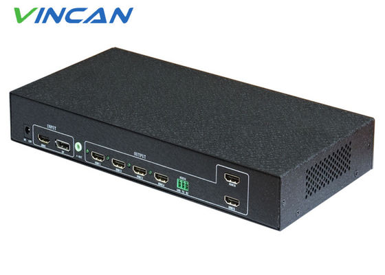 Controlador de parede de vídeo de 6 canais 2x3 3x2 com controle RS232 para 6 TV Splicing