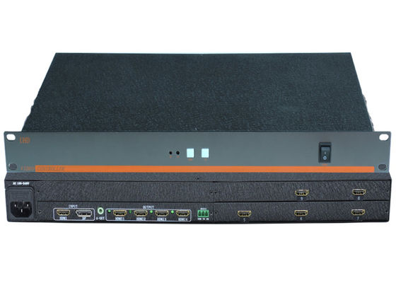 Controlador de Video Wall 4K 1 entrada 9 saídas HDMI para configuração de tela LCD 3x3