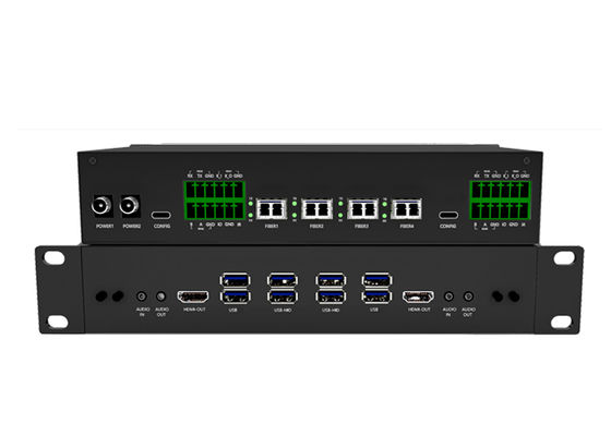 Sistema de Gestão de Colaboração de Agente Não-IP de Fibra Óptica FMK Extensor de Fibra Óptica Kvm