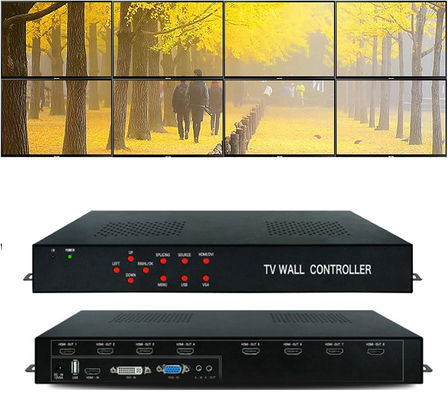 sistemas video do controlador de exposições da parede de 2x2 3x3 LCD