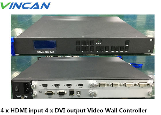 Controlador video And Processor 1x3 4x4 da parede do filme 2x2 3x3 4K Hdmi