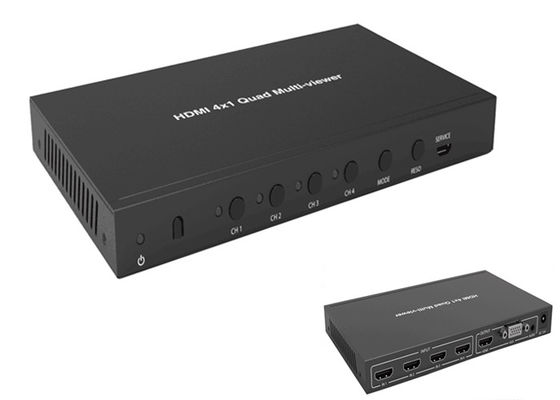 Quadrilátero completo Hdmi Multiviewer de 1080P 3D 4k 60hz 4x1 com função sem emenda do agulheiro