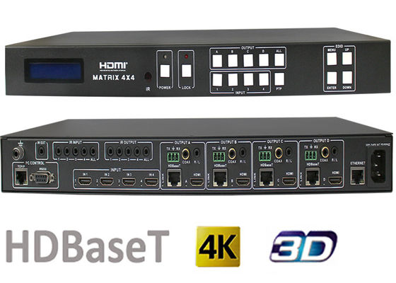70 medidores e 100 de 4x4 HDMI medidores de agulheiro da matriz com porto de saída de HDBaseT