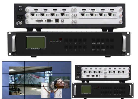 Controlador de parede de vídeo LCD de 240 V de alto desempenho com porta de saída HDMI HDbaset de 4k