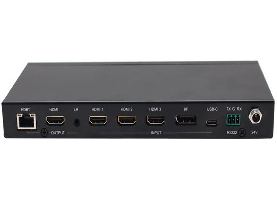 Comutador de vídeo UHD com entrada multiview 5x e saída 2x