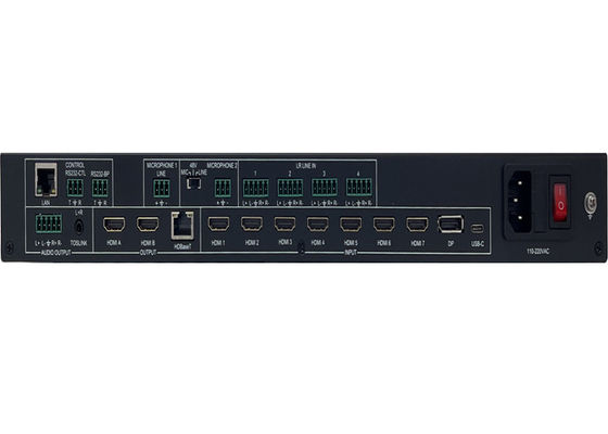 Comutador de apresentação UHD sem fio com controle multiview