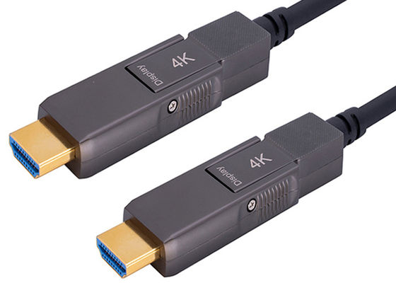 Cable de fibra HDMI profissional 4K Transmissão de alta velocidade, sem interferência