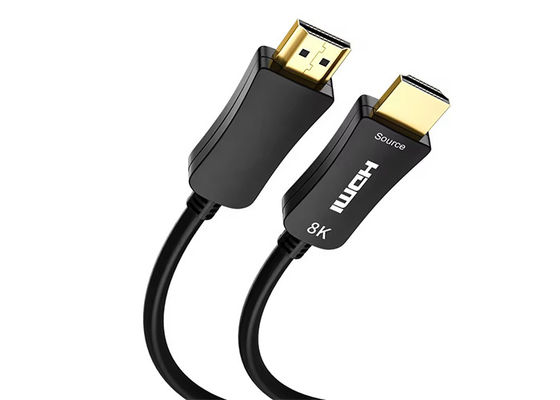 Cable de fibra óptica HDMI ultra-alta velocidade   4K / 8K vídeo, 3D, suporte HDR