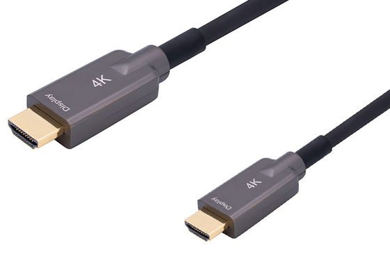 "Cable de fibra óptica HDMI ultra-alta velocidade Transmissão 4K/8K, latência zero"