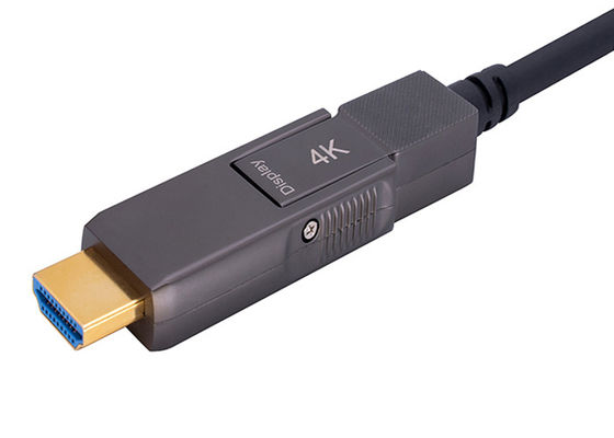 "Cable de fibra óptica HDMI ultra-alta velocidade Transmissão 4K/8K, latência zero"
