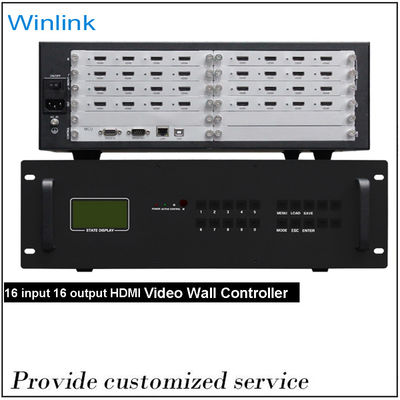 Controlador de parede de vídeo HDMI personalizável revoluciona o seu ecrã