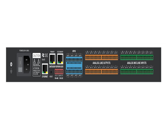 Faixa dinâmica 100dB Controlador de áudio Dante 7.9 X 5.9 X 2.2 Compatível com Windows/Mac