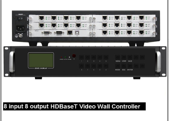 Controlador de parede de vídeo modular com capacidade de várias janelas com porta de saída DVI