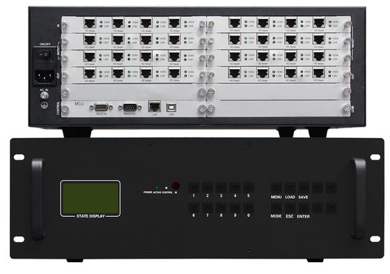 8K60 Video 16 In 16 Out Processador de vídeo de alta qualidade 1x4 2x2 3x2 Video Wall Controller
