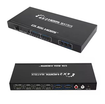 HDMI 4X4 HDMI1 4 MATRIXENTA 4X2 4K HDR HDMI HDCP 2.2 Comutora de matriz