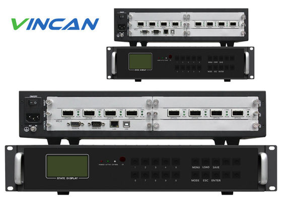 Controlador de parede de vídeo modular - Configuração flexível e processamento em tempo real