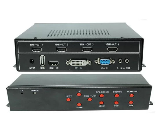 Controlador de parede de vídeo LCD 4K com HDMI, DVI - Soluções de exibição transparente