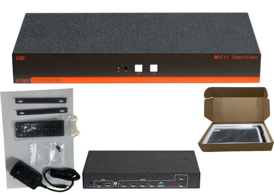 Portos sérios Conector de tipo D HDMI Video Wall Controller 2x1 Modos de parede Suporte ODM