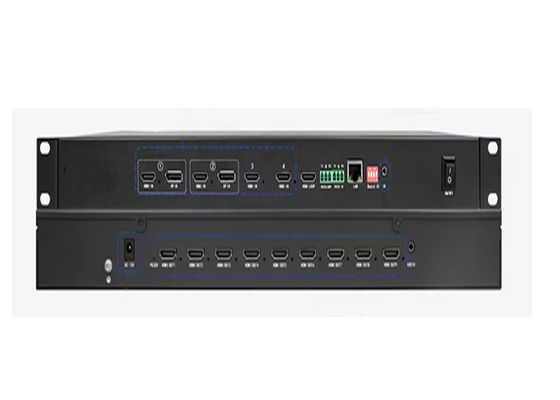 Processador de parede de vídeo HDMI avançado para gerenciamento de vídeo de tela múltipla
