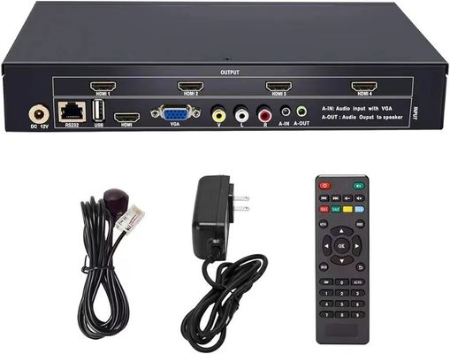 Controlador de parede de vídeo avançado 2x4 2x2 3x4 com resolução 1920x1080