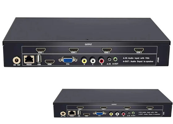 Controlador de parede de vídeo LCD modular 4K para configurações flexíveis de parede de vídeo