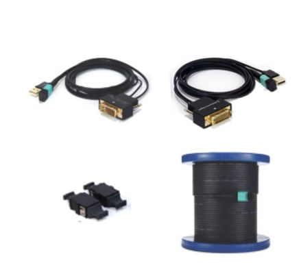 MPO FIBER CABLE DVI ¢ Conversor de fibra DVI de alto desempenho, 4K@30Hz, 10,2Gbps