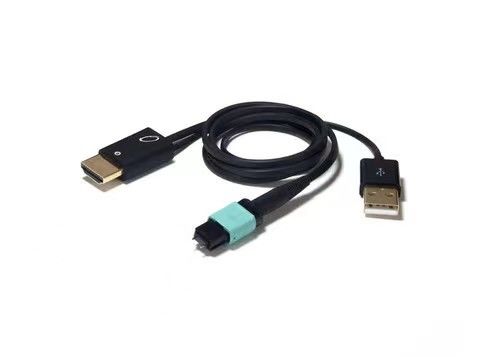 Cable de fibra MPO para DisplayPort - Transmissão de vídeo 8K de alta velocidade