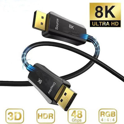 Cable de fibra MPO para DisplayPort - Transmissão de vídeo 8K de alta velocidade