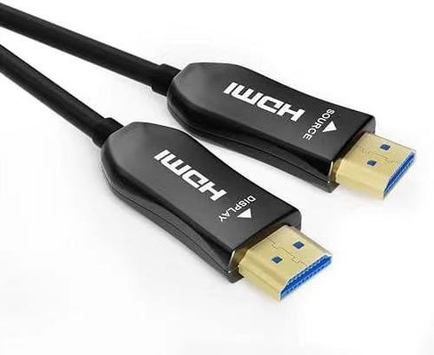 Cabo de Fibra Óptica HDMI de 10,2 Gbps com Protocolo HDMI 2.1 para Transmissão de Cabo HDMI Óptico Ativo de 10 Metros
