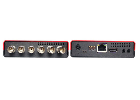 3G/HD/SD-SDI Quad Multiviewer e Switcher com Display de Audio Meter
