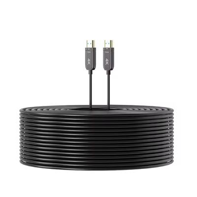 Cabo de fibra óptica HDMI fino e durável - Compatibilidade HDR 4K/8K