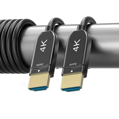 Cabo de fibra óptica HDMI fino e durável - Compatibilidade HDR 4K/8K