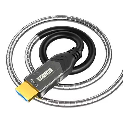 Cabo de fibra óptica HDMI de longa distância - até 100 m com perda de sinal zero