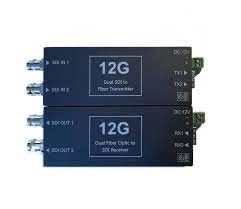 Extensor SDI Ultra-HD através de fibra - Extensor SDI 12G com latência zero