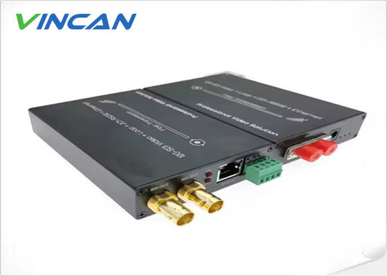 12G SDI Extensor de Fibra de Vídeo 4K Não Comprimido Transmissão Óptica UHD em Tempo Real