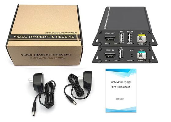 Extensor óptico 12G SDI: Transmissão de vídeo sem perdas de 4K/60Hz até 20 km