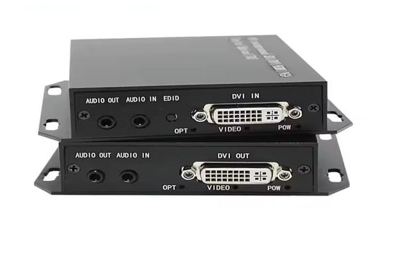 1920*1200@60Hz Plug and Play DVI HD Extensor óptico até 20KM