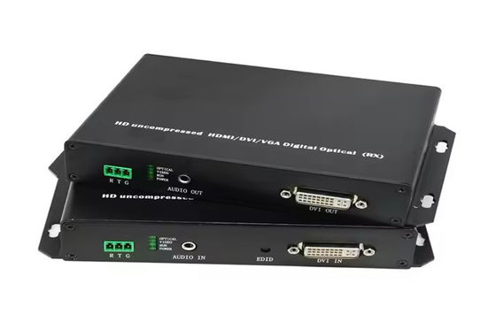 Extensor de Fibra Óptica DVI 20 km 1080p@60Hz Transmissão DVI-D Dual Link