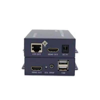 Transmissão de vídeo e áudio HDBaseT 4K60 UHD através de um único cabo Cat6/6A
