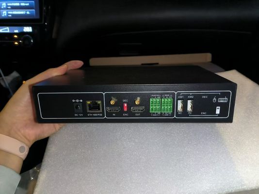KVM-IP-1200 Extensor de cabeça dupla Suporte de extensão de tela dupla, adequado para transações financeiras e controle de dispositivos médicos