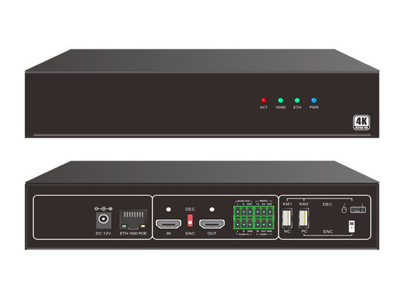 KVM-IP-1200 Extensor de cabeça dupla Suporte de extensão de tela dupla, adequado para transações financeiras e controle de dispositivos médicos