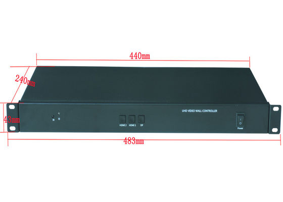 1x6 Controlador de parede de vídeo personalizado de forma especial