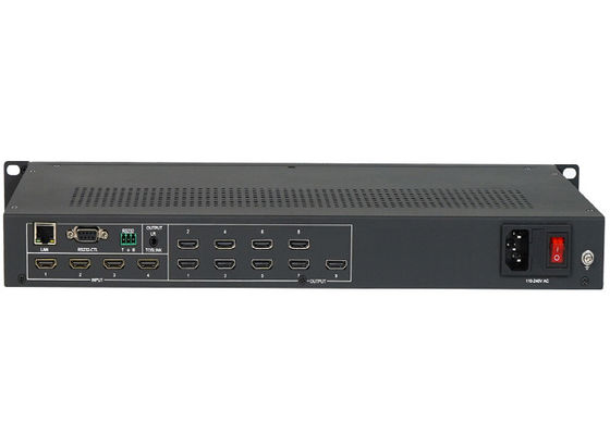 Processador de parede de vídeo 3x3 HDMI com 4 entradas 9 saídas