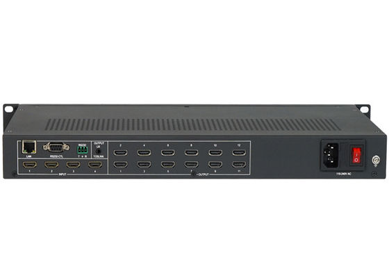 3x4 2x4 3x3 Hdmi 4k Quad Video Wall Processor com 4 entradas 12 saídas