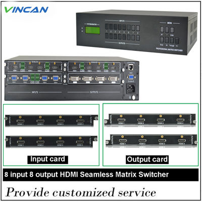 8 em 8 para fora do agulheiro completo do sinal de Digitas HDMI do agulheiro da matriz de 22W HDMI
