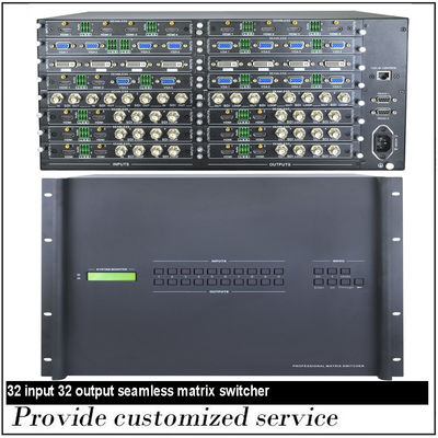 Agulheiro de controle remoto do IR RS232 HDMI com o chassi de 4K 32x32