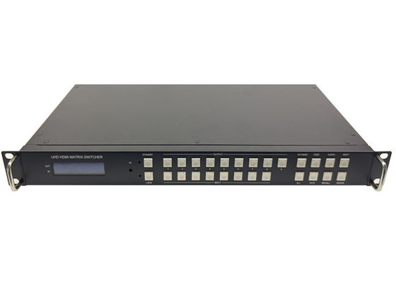 4k HDMI Seamless Video Matrix Switcher 8x4 e 8x8 Áudio para Áudio de Alta Definição