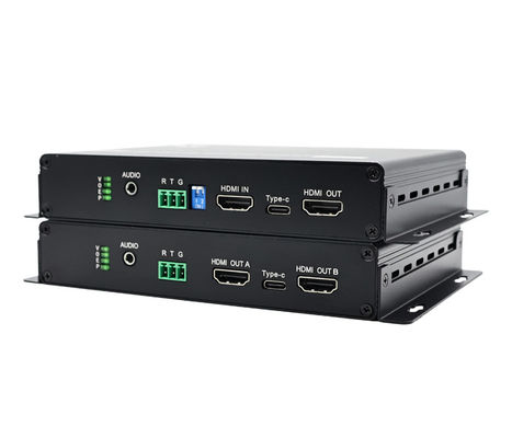Extensor óptico HDMI 4K através de fibra 60Hz HDMI 2.0b & 10KM LC Interface