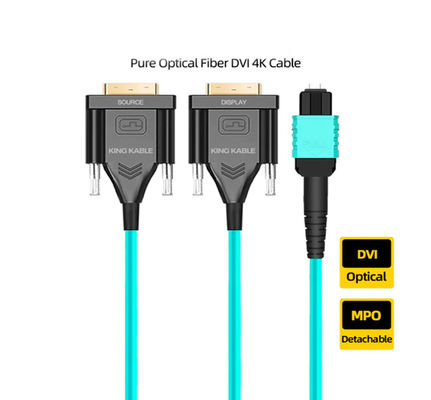 MPO Fiber Cable DVI Standard Signal Port Compliant With DP 1.4 Protocol Suporta sistema de vídeo 4K Ultra HD